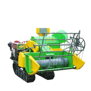 Mini Wheat Combine Paddy Rice Harvester Agricultural Machinery Rice Harvester Auto Rice Mill Machine Price