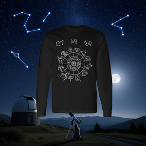 T-shirt à manches longues Astrologie Soleil Bélier Lune Bélier Produit promotionnel - Product Image 3