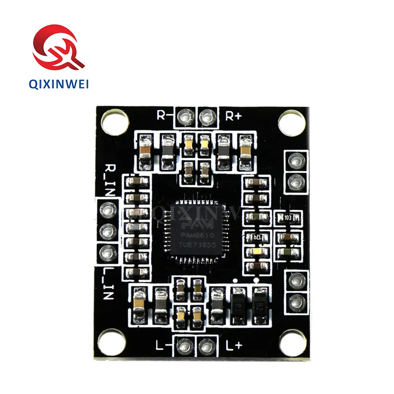 QXW新品およびオリジナルの2x15WデュアルチャンネルクラスDステレオデジタルパワーアンプボードPAM8610