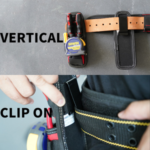 MELOTOUGH Heavy Duty Tradesman Mini <strong>Work</strong> Electricians Tool <strong>Pouch</strong> 6 Pockets Hammer Holder Fit for Various Sized - Product Image 5