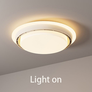 Low Profile 18.9'' Bladeless <b>Ceiling</b> Fan <b>Light</b> Energy Efficient <b>Dimmable</b> 6-Speed DC Motor Flush Mount Fan <b>Light</b> for Kids Room - Product Image 3