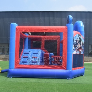 Top Qualité Gonflable Aveng-ers Bannière À Thème Moonwalk Jumper Gonflable Videur Château Maison pour Trampoline Park Utilisation - Product Image 3