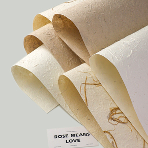 Geschenkverpackung DIY Kunsthandwerk Papier Handgemachtes Naturpapier aus Pflanzenfasern mit Strukturdesign für Scrapbooking Premium - Product Image 3
