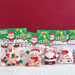 Meilleures ventes transfrontalières : Jouets à presser en TPR pour Noël – Motifs Père Noël, Bonhomme en pain d'épices, Bonhomme de neige – Nouveaux cadeaux anti-stress - Product Image 4