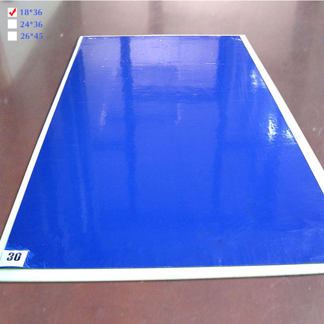 ESD Sticky Mat 30 Sheets Disposable Anti Static Adhesive Floor Mat for Electronics Cleanroom Semiconductor Use