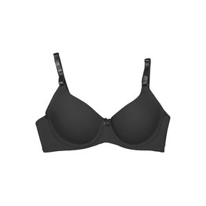 Sujetador ligero con aros y espuma espaciadora sin costuras para mujer, estampado animal, copas de contorno suave, tela transpirable, invisible y ajustado. - Product Image 1