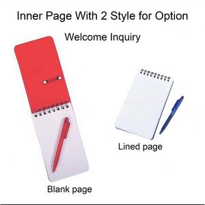 Custom Promotional Spiral Bound Pocket <b>Notebook</b> Plastic Waterproof Cover Pen <b>Mini</b> Promotion Spiral Notepad with Pen - Product Image 3
