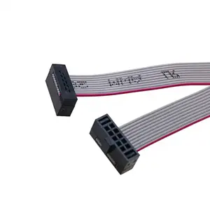 1.27*1.27 mm 10Pin IDC Flat Ribbon Cable 1.27 IDC Cable Assembly