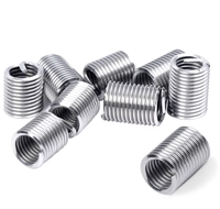 Stainless Steel Metric Coarse Thread Galvanized Finish Spline Drive Fully Threaded Tooth Sleeve Steel Wire Thread Insert Thread