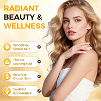 Gummies de Collagène Hydrolysé Vitamine C Biotine Sélénium Complément Cheveux Peau Ongles Formule Personnalisée OEM ODM Vente en Gros en Vrac