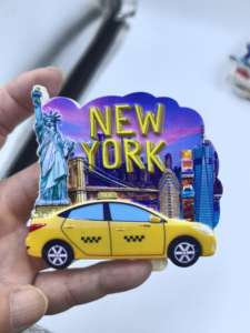 Imán de Refrigerador Decorativo Personalizado, Ecológico, 3D, de Resina, con Diseño Art Deco, con Cuadros Famosos, Recuerdo Creativo para el Hogar - Product Image 3