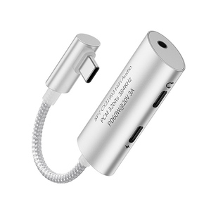 Adattatore <span class=keywords><strong>Audio</strong></span> <span class=keywords><strong>3</strong></span>-in-1 JCALLY SP7 CX31993 con Chip DAC, Uscita <span class=keywords><strong>3</strong></span>.5mm, Uscita Type-C, Ricarica Rapida PD 60W, Combo Ascolto-Ricarica - Product Image 1