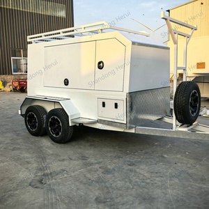High Quality King Customized Australian Standard Tradies <b>Trailer</b> Powder Coated Single Axle Electric Brake Galvanized Steel - Product Image 3
