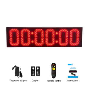 Jumbo 8 inch <span class=keywords><strong>LED</strong></span> kỹ thuật số phân đoạn <span class=keywords><strong>LED</strong></span> hẹn giờ đồng hồ cho cuộc đua và bảng điểm thể thao hẹn giờ hiển thị - Product Image 5