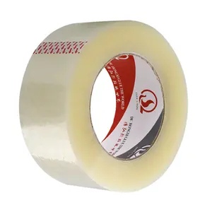 2 Inch Zegel Tape Waterdicht Kartonnen Pakket Acryl Transparant Bopp Aanbieding Afdrukken Kartonnen Afdichting Verpakkingstape