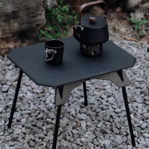 Table de camping pliante légère d'extérieur avec plateau en ABS, hauteur réglable, portable pour la randonnée, les voyages en moto, les pique-niques en plein air - Product Image 3
