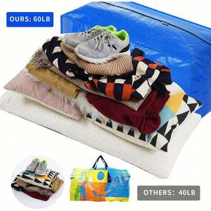 High Quality Space Saving Recycled Material Moving Bags Totes with Backpack Straps for Dorm College - Product Image 5