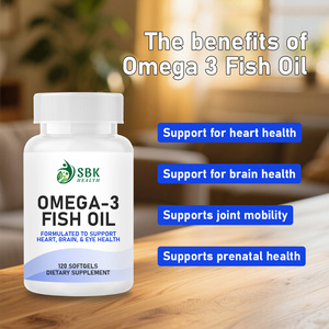 High Quality Omega 3 Fish Oil Softgels Molecularly Distilled Fish Oil Support for Heart Health Improves Brain Function - Product Image 6