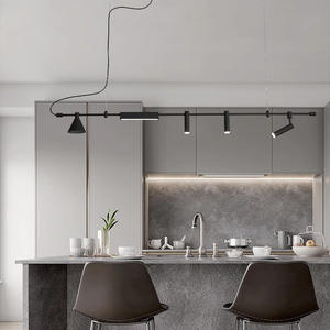 Lámparas Colgantes Minimalistas de Diseño Creativo en Forma de Tira Larga para Restaurantes, Bares, Islas de Cocina, Salas de Té, Salas de Exposición, Iluminación de Tiendas - Product Image 2