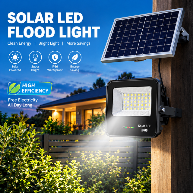 Solar Rechargeable LED Flood Light 60W 100W 150W 7500K-8000K IP66 Ultra Bright Portable Outdoor Camping Garden Yard Lighting