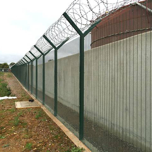 Panneaux de clôture de sécurité anti-escalade 358 à <span class=keywords><strong>vue</strong></span> claire, revêtement poudré, <span class=keywords><strong>pour</strong></span> <span class=keywords><strong>portail</strong></span> de prison, haute protection, clôture en treillis métallique 358 - Product Image 5