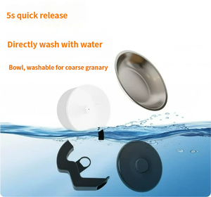 Akıllı otomatik evcil hayvan besleyici döner dağıtıcı ile-kediler ve köpekler için duvara monte zamanlayıcı kontrolü - Product Image 3