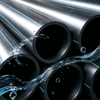 Tuyau d'alimentation en eau potable souterrain en HDPE, tuyau en plastique PE100 de grand diamètre pour projets d'eau municipale, irrigation agricole