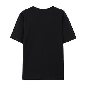 180GSM Cotton Loose Fit Crew Neck T shirt Casual <b>Tshirt</b> with Custom Logo Soft Comfort T-shirt - Product Image 2