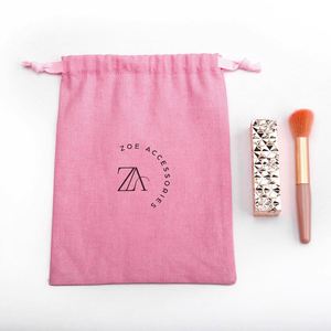Sac de rangement en coton et lin personnalisé avec cordon de serrage pour cadeaux d'Halloween, emballage de bonbons, pochette cadeau de luxe anti-poussière en coton - Product Image 4
