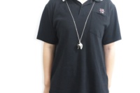 Collier pendentif porte-bonheur en métal 3D, pour un cadeau déjeuner