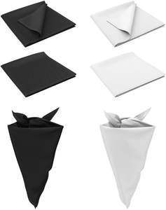 BURLAS Negro 100% Tela de algodón 58 "Ancho Peso medio 120 GSM Tejido liso Ecológico Impreso Moda Oficina Promocional - Product Image 2