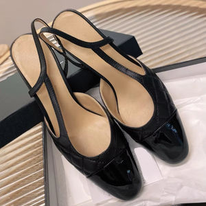 Sandalias Clásicas de Tacón Alto con Tira Trasera de PU para Mujer, Primavera-Verano, con Tacones Finos, Punta Abierta/Peep Toe, Cierre con Cordones, Resistentes - Product Image 4