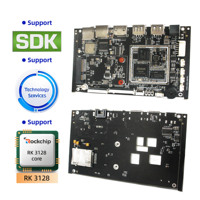 Placa de Desarrollo Integrada Rockchip RK3128 Quad Core Cortex-A7, Android Linux SBC con HD MI, WiFi, BT