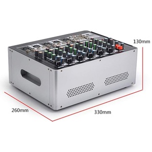 Professional 7 Channel Mixer With Bluetooth 600W <b>Wireless</b> <b>Microphones</b> - Product Image 2