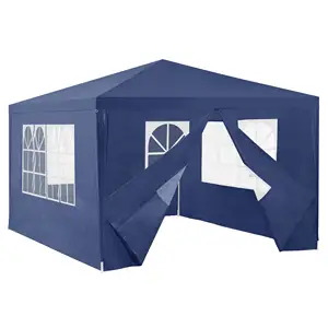 Professional Series glamping 3x4 pavilion with sides,4x3 backyard tent with heavy duty frame,400x300 outdoor gazebo