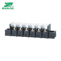 WANJIE — bornier amplificateur de puissance audio, plate-forme de 11mm avec couvercle et trous de fixation (WJ68CM)