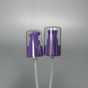 OEM 20/410 24/410 Color negro PP + AS <span class=keywords><strong>Big</strong></span> Over <span class=keywords><strong>Cap</strong></span> Tipo tornillo Bomba de crema Bomba de tratamiento para botella - Product Image 3