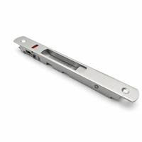 Serrure coulissante en alliage d'aluminium argenté en gros avec indicateur rouge-vert (Occasionné/Libre) pour ensemble de serrures de fenêtre et de porte