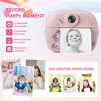 HZTZ Printer Portabel Layar 2.4 Inci ABS HD Kamera Ganda untuk Anak dengan Permainan, Perekaman, USB, Baterai 1300mAh, Garansi 1 Tahun, Tersedia