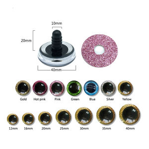<span class=keywords><strong>Ojos</strong></span> de Juguete de Plástico 3D con Cristales Brillantes <span class=keywords><strong>para</strong></span> Peluches, Muñecas de 12-30mm, <span class=keywords><strong>Ojos</strong></span> de Ganchillo <span class=keywords><strong>para</strong></span> Manualidades - Product Image 6