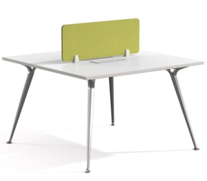 Escritorio Metálico Modular Personalizable <span class=keywords><strong>de</strong></span> Diseño Moderno y Económico para 2 Personas con Asientos Opuestos y Divisor para Estación <span class=keywords><strong>de</strong></span> Trabajo <span class=keywords><strong>de</strong></span> Oficina Abierta - Product Image 1