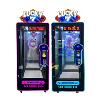 Machine à prix coupés à ciseaux, à monnayeur, personnalisable, avec prise US, rose, pour jouets et poupées d'arcade