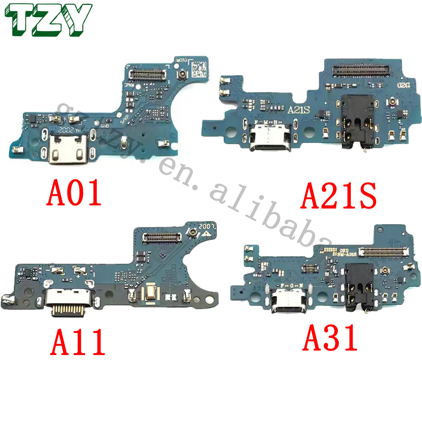 Зарядное устройство для мобильного телефона flex для Samsung A01 A11 A21S A31 зарядный порт с платой