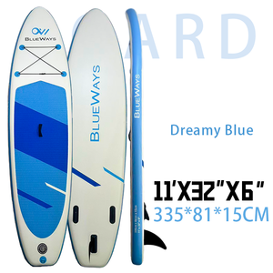 แพดเดิลบอร์ดแบบเป่าลม 15 PSI แบบปรับแต่งได้ พร้อมอุปกรณ์เสริม สำหรับเล่นเซิร์ฟและกีฬาทางน้ำ - Product Image 3