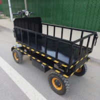 Chariot élévateur à ciseaux hydraulique à quatre roues, chariot de levage manuel, plateforme mobile, table de manutention, chariot à plateau pour entrepôt et transport