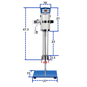 BNJRJ Série Alta Velocidade De Dispersão De cisalhamento Homogeneizador 200 ~ 11000rpm Lab High Shear Homogenizador Mixer Emulsionante - Product Image 5