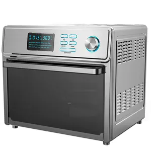 Shiren 2020 Electric Power Fornuis Rvs Digitale Display Controle 25L Grote Lucht Friteuse Olie Minder Hot Air Friteuse oven