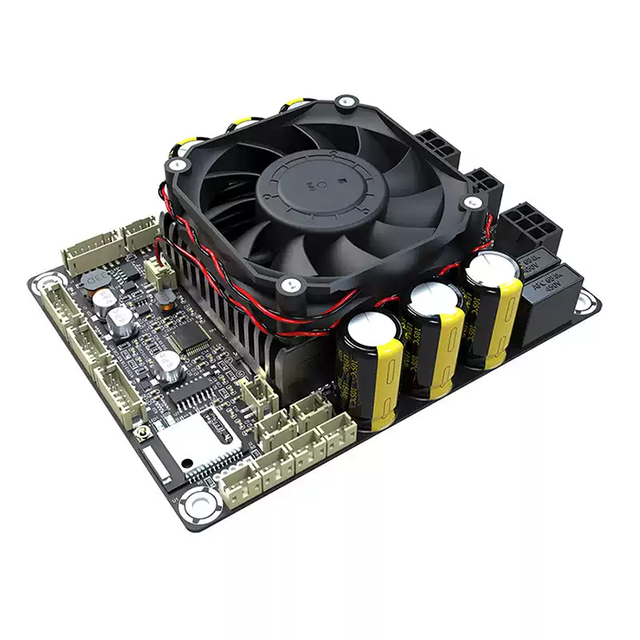 4X100W 5.0 Amplifier Board with ADAU1701 DSP, Supports 4.0/2.1/2.0 Channel, Max 200W Power