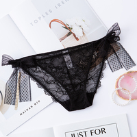 Culotte transparente en dentelle transparente pour femmes sous-vêtements de lingerie culotte sexy