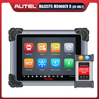 Scanner pour camions lourds Autel Maxisys MS908CV II avec programmation ECU J2534, outil de diagnostic diesel et essence, codage ECU, 48+ services